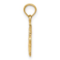 14K Miniature Four-Way Medal Pendant view 2