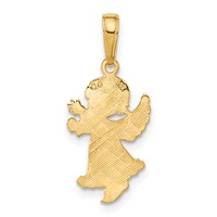 14K Angel Pendant view 3