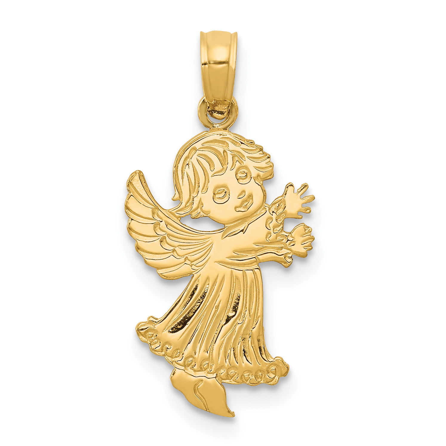 14k Angel Pendant (C3971)