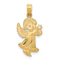 14K Angel Pendant view 1
