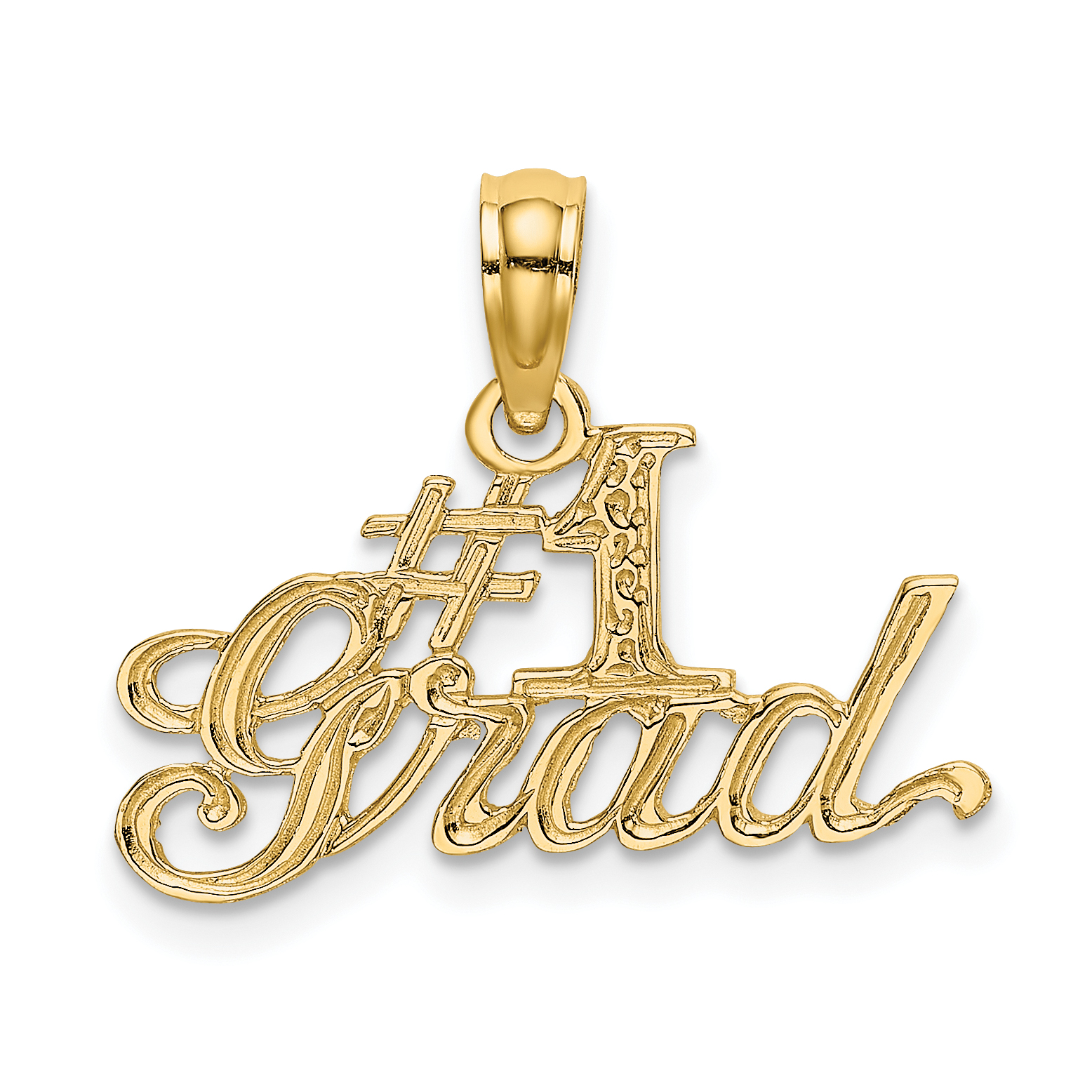 14k #1 GRADvCharm (C4018)