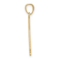 14K Yellow Gold California State Map Pendant view 2