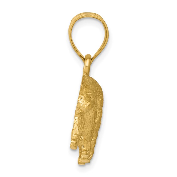 Gold Polished Forest Animal Pendants