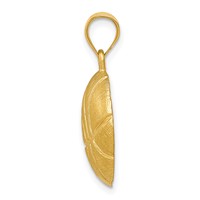 14K Yellow Gold Basketball Charm view 2