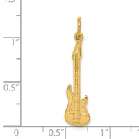 14K Electric Guitar Charm view 4