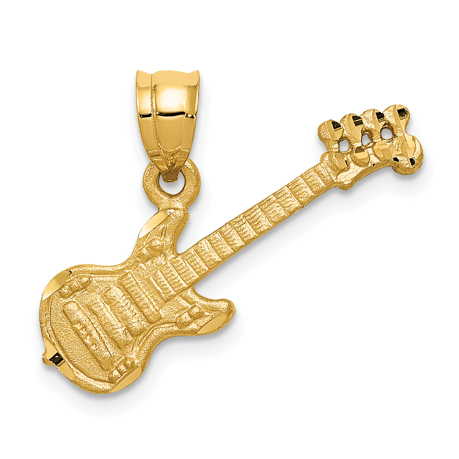 14k 3D Guitar Charm (C413)