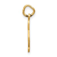 14K Yellow Gold Treble Clef Charm view 2