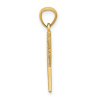 14K and White Rhodium Dragonfly Pendant view 2