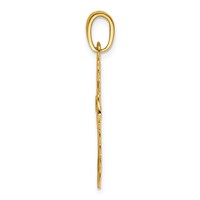14K Lacey Trim Cross Pendant view 2