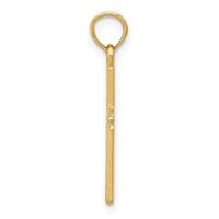 14K Yellow Gold Cross Pendant view 2