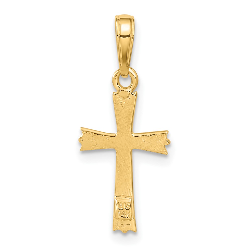 14K Cross Pendant (C4229)