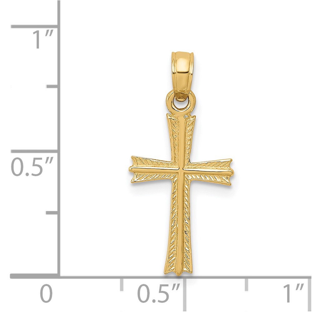 14K Cross Pendant (C4229)