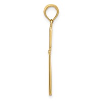 14K Yellow Gold Cross Pendant view 2