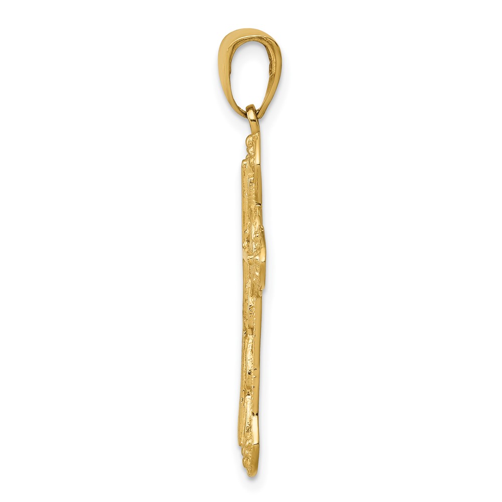 14K Fancy Cross Pendant (C4244)
