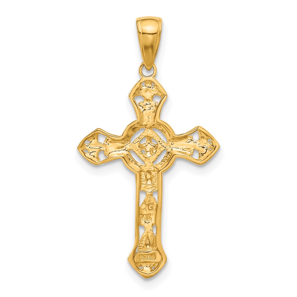 14K Fancy Cross Pendant (C4244)