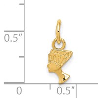 14K Yellow Gold Nefertiti Charm view 4
