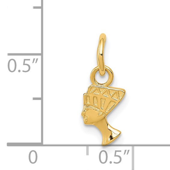 14k Nefertiti Charm