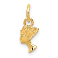 14K Yellow Gold Nefertiti Charm view 1