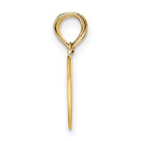 14K Yellow Gold Reversible 2-Piece Break-apart Mizpah Heart Charm view 2