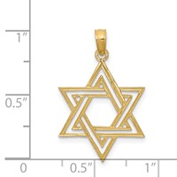 14K Star of David Pendant view 4