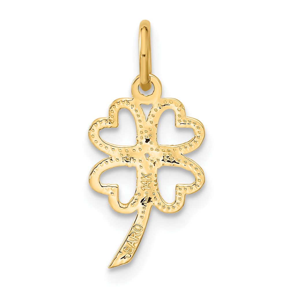 14k 4 Leaf Clover Charm (C451)