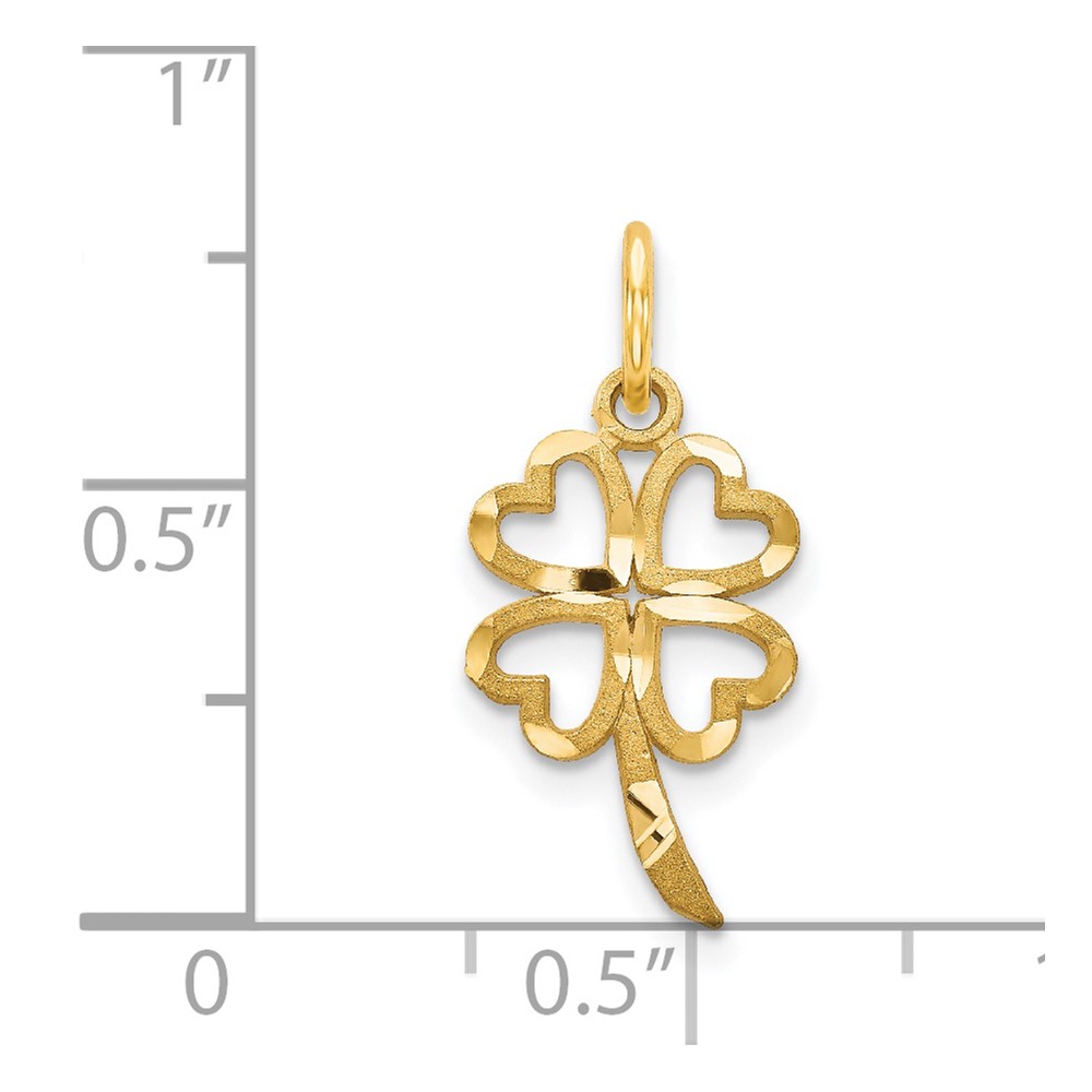 14k 4 Leaf Clover Charm (C451)