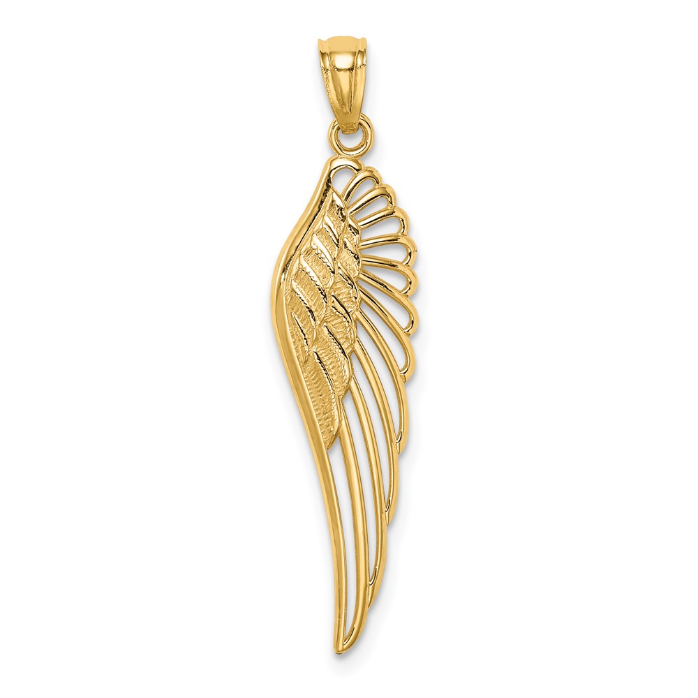 14K Angel Wing Pendant (C4572)