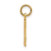 14K Yellow Gold Cowboy Boot Charm with Spur view 2
