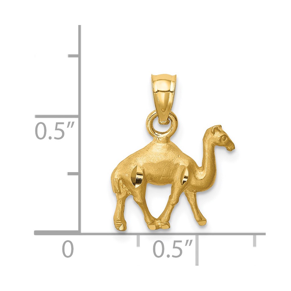 14K D/C Camel Pendant (C4582)