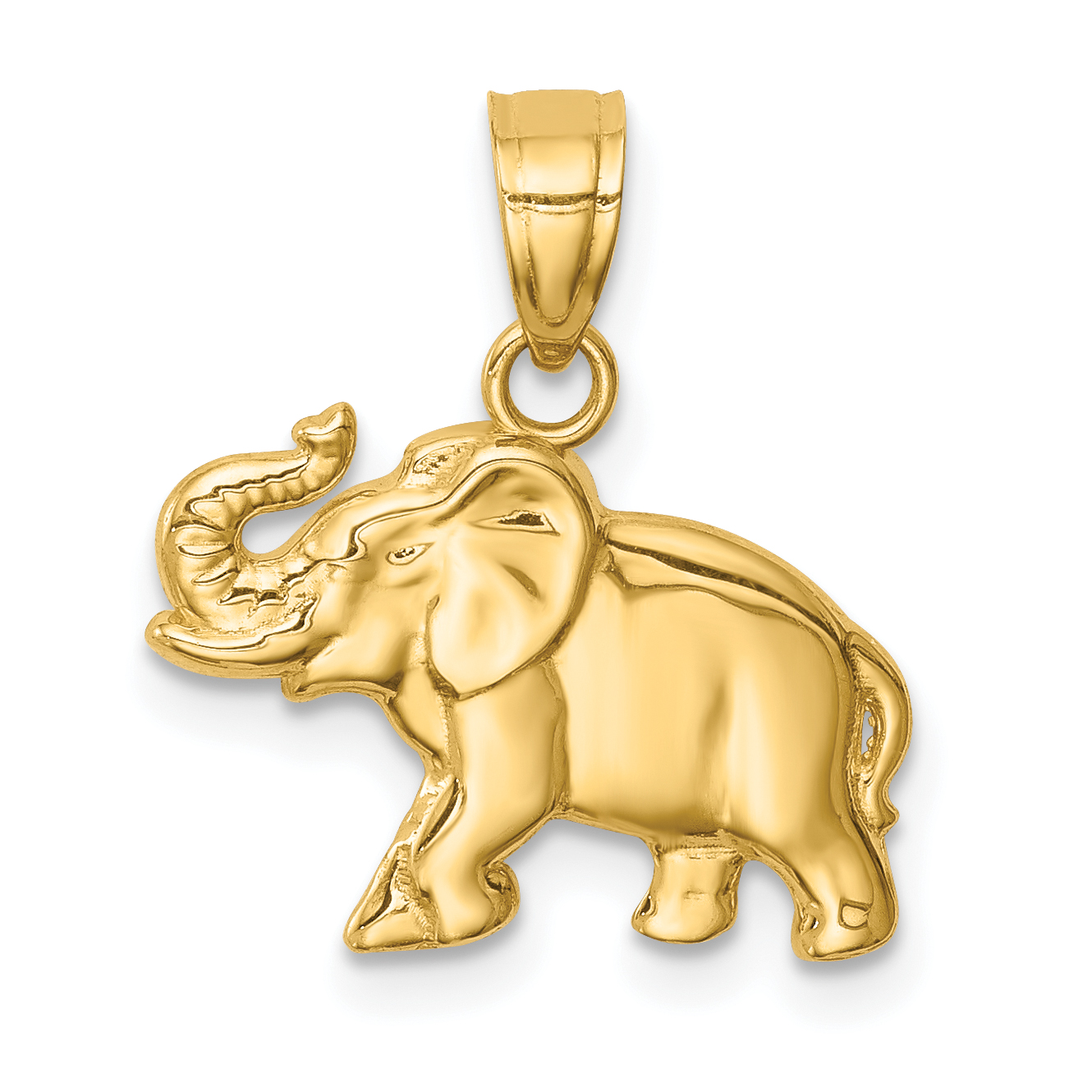 14K Elephant Pendant (C4584)