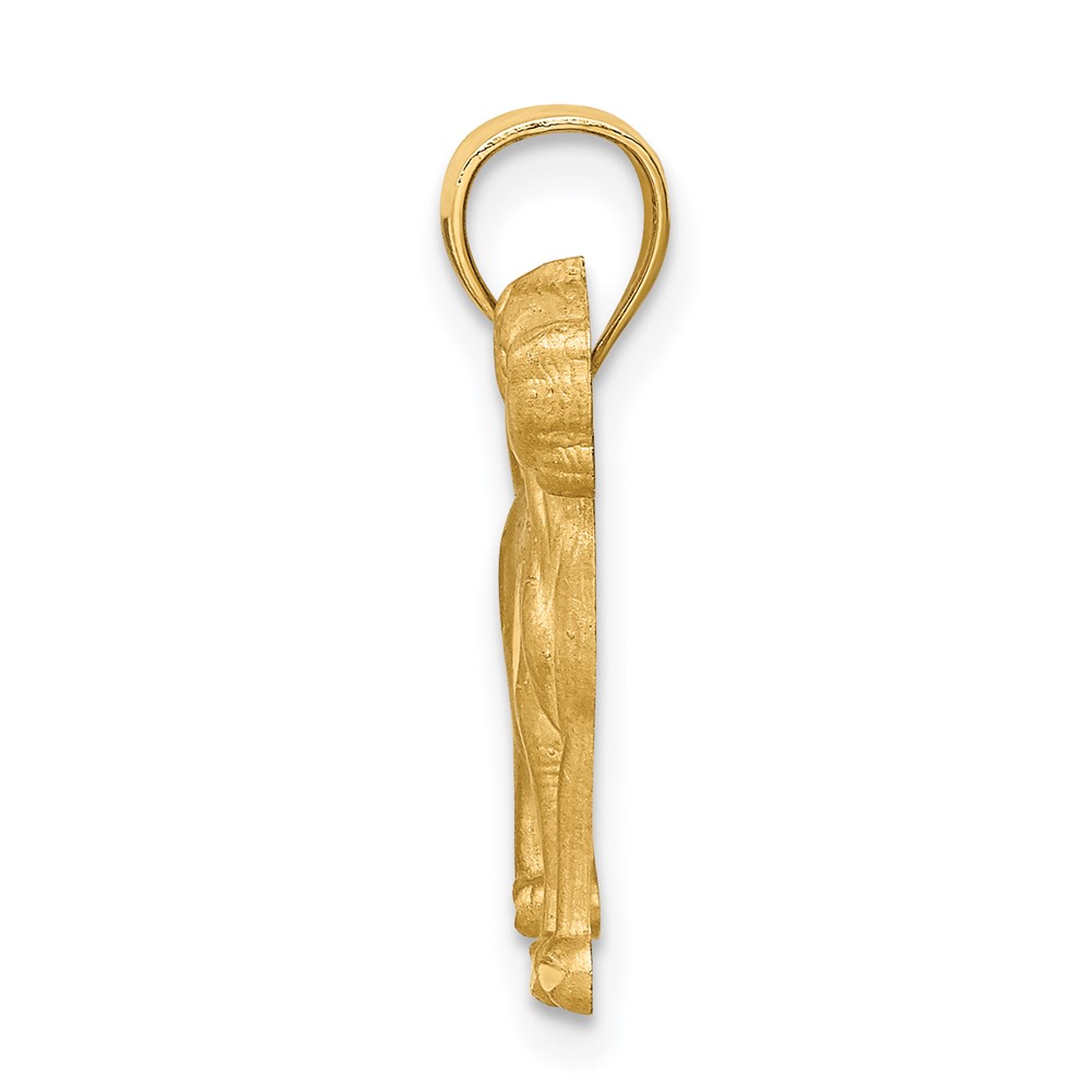 14K Diamond-cut Boxer Pendant (C4618)