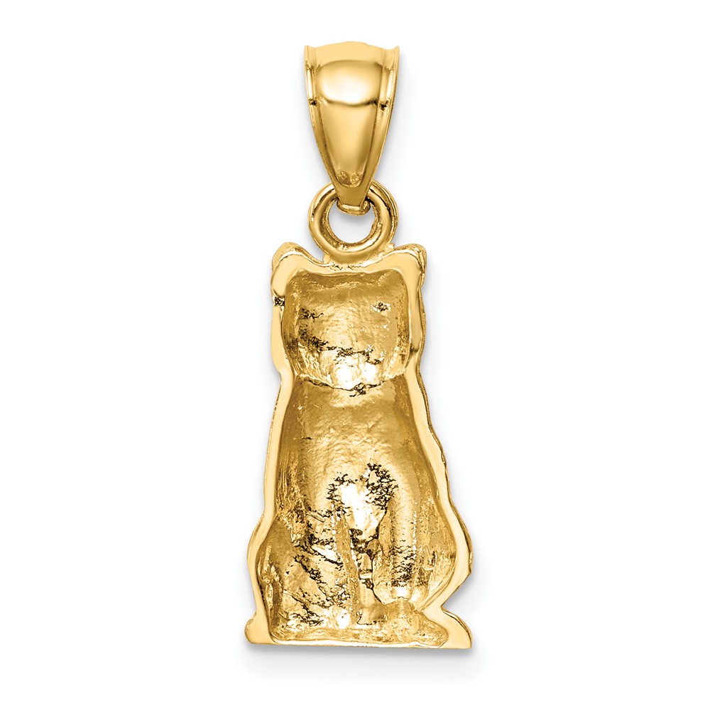 14K Cat Pendant (C4627)