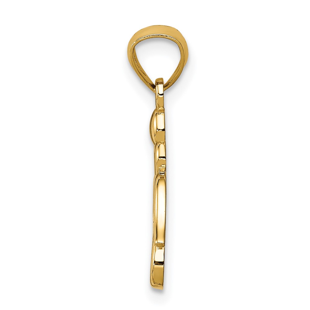 14K Angel Pendant (C4659)