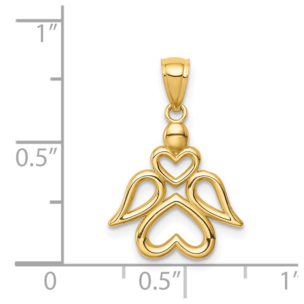14K Angel Pendant (C4659)