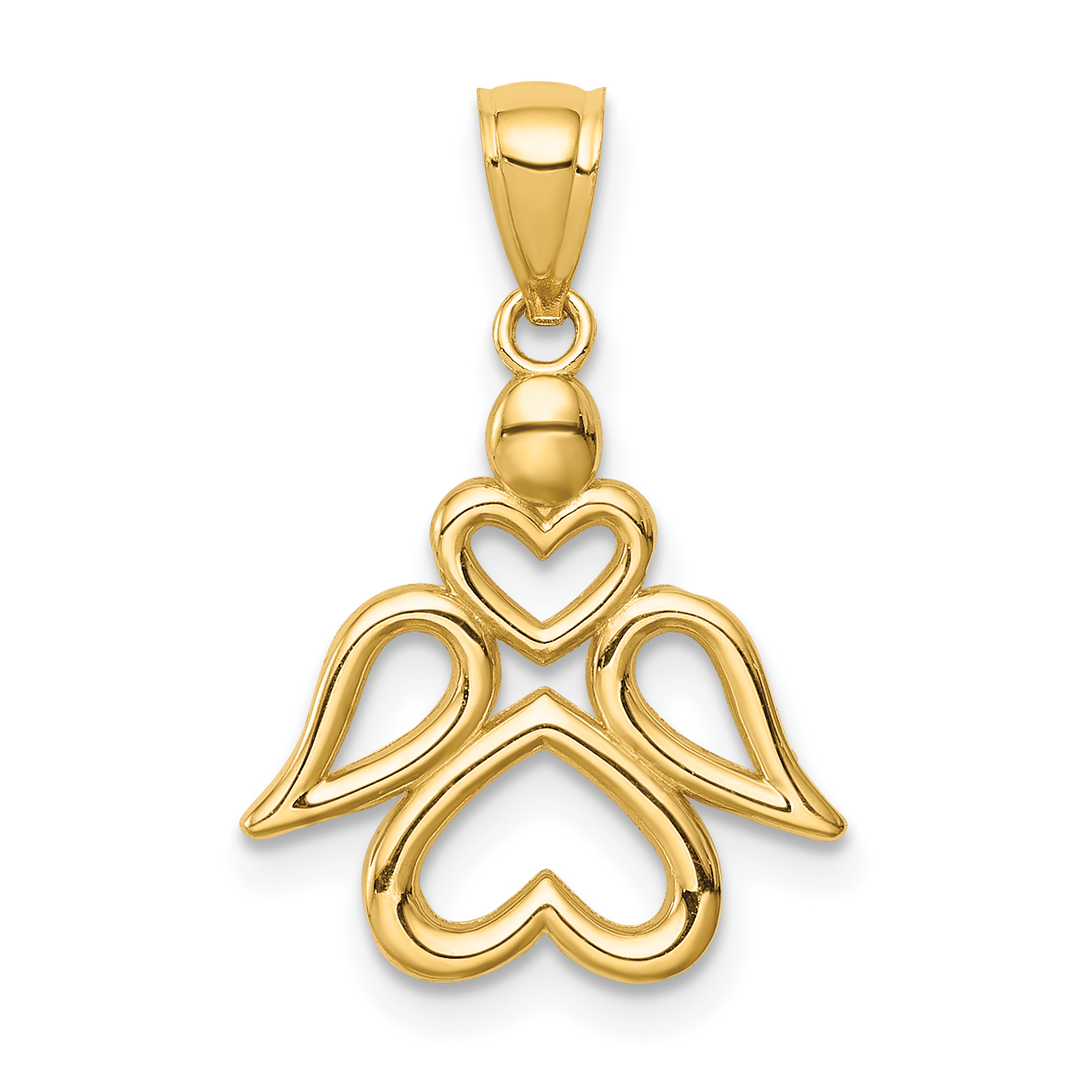 14K Angel Pendant (C4659)