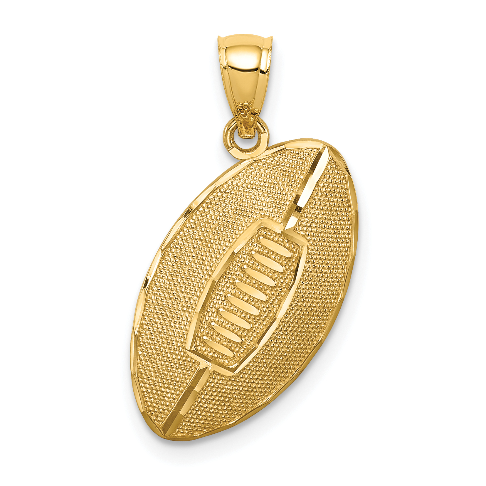 14K Football Pendant (C4689)