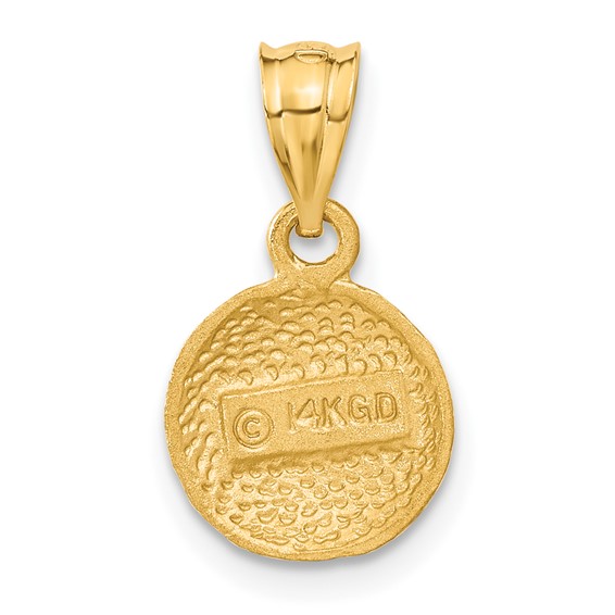 14k Basketball Charm