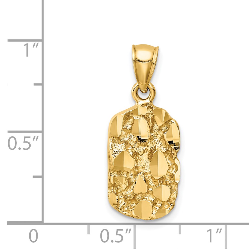14K Nugget Pendant (C4737)