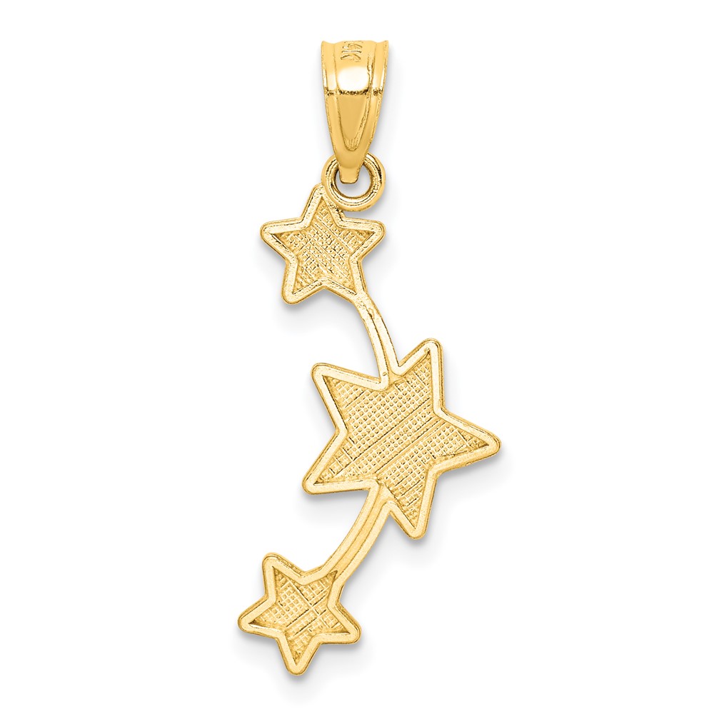 14K D/C Stars Pendant (C4755)