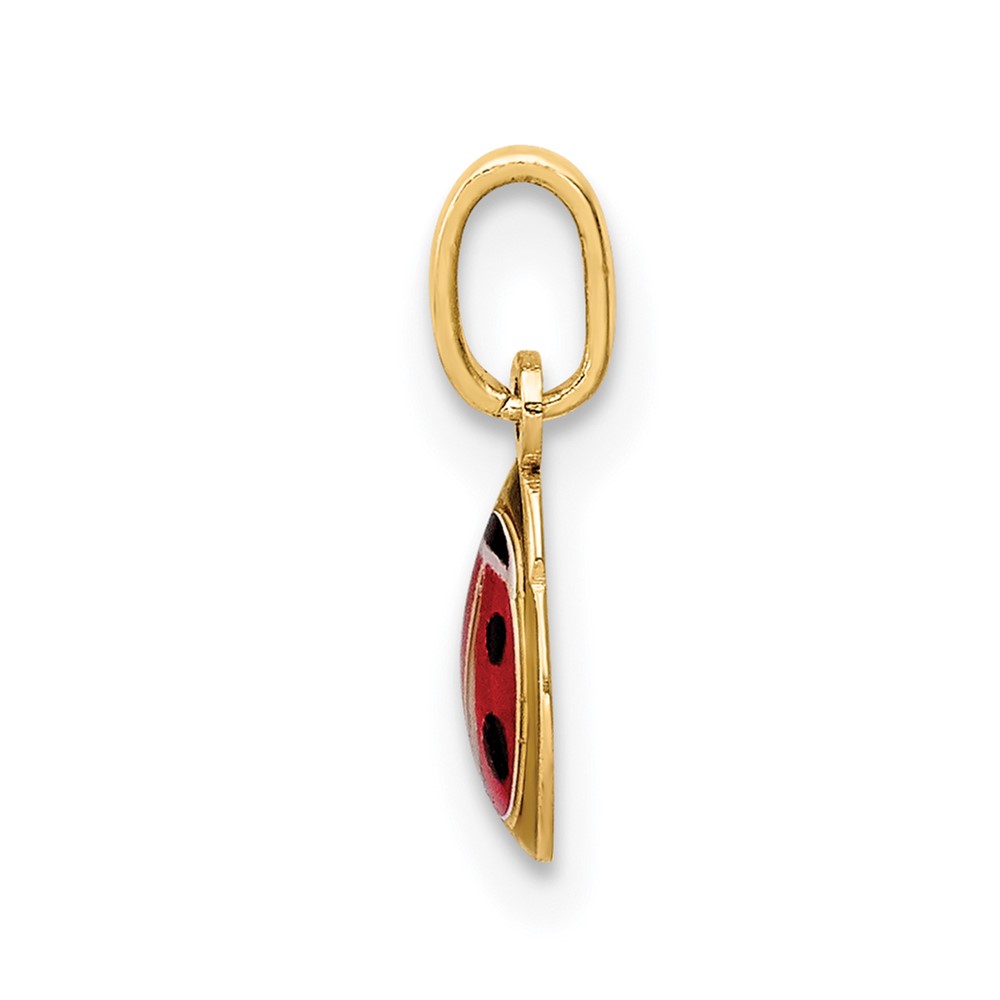 14K Enamel Ladybug Charm (C4786)