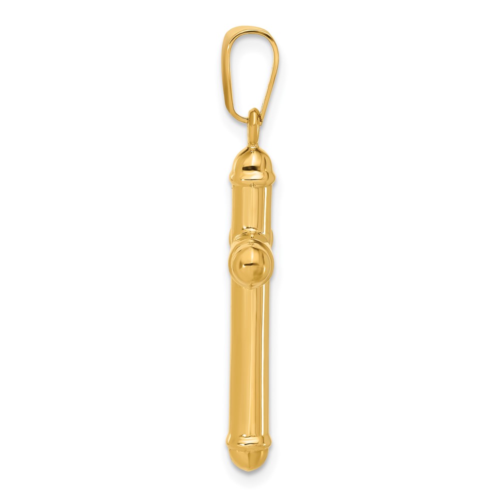 14K Polished Cross Pendant (C4939)