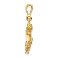 14K Polished Three Dolphin Charm view 2