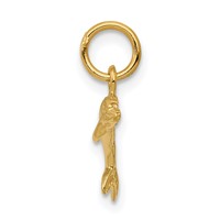 14K Yellow Gold Dolphin Charm view 2