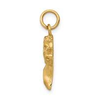 14K Yellow Gold Pointer Dog Charm view 2