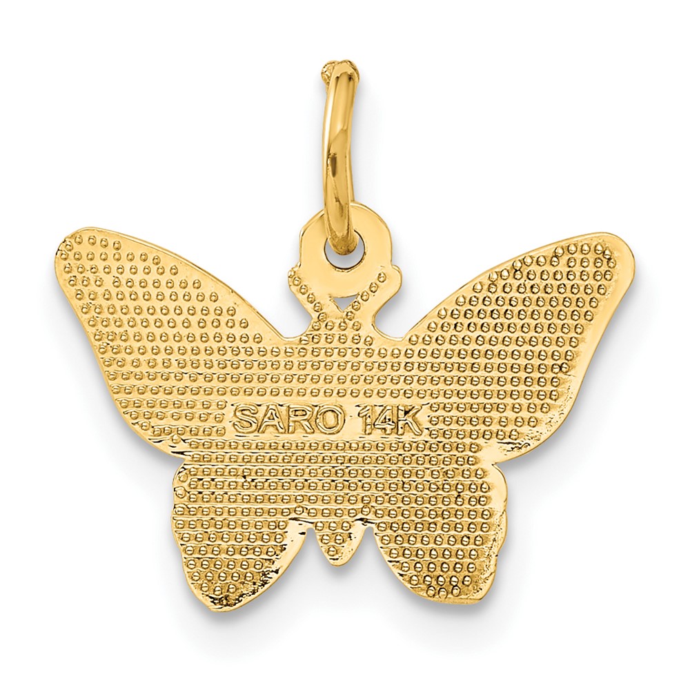 14k Butterfly Charm (C537)