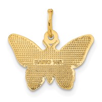 14K Yellow Gold Butterfly Charm view 3