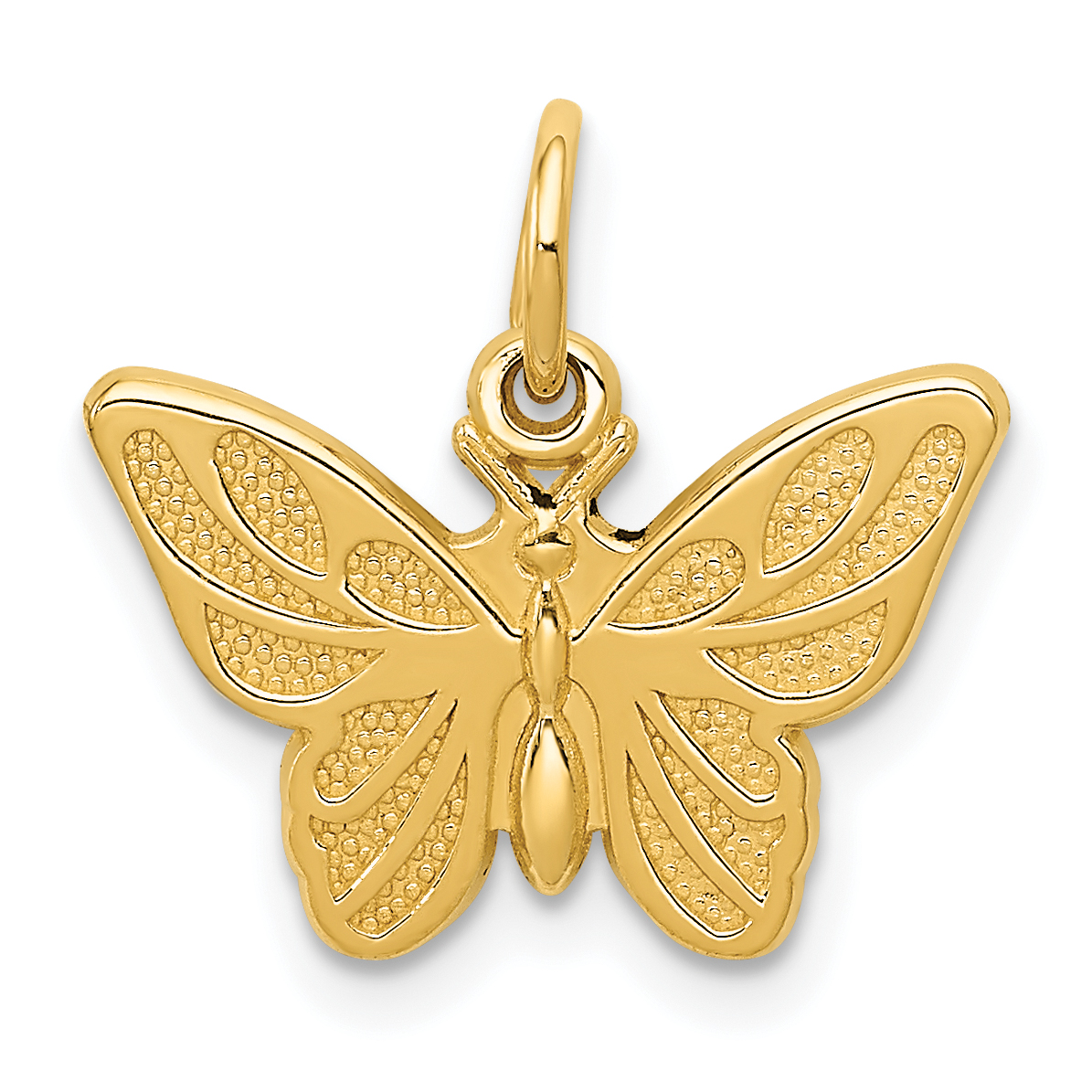 14k Butterfly Charm (C537)