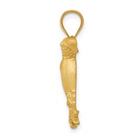 14K Yellow Gold Hummingbird Charm view 2
