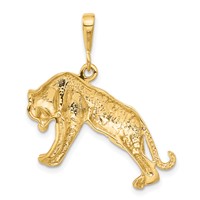 14K Yellow Gold Tiger Charm view 3