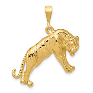 Gold Polished Jungle Animal Pendants